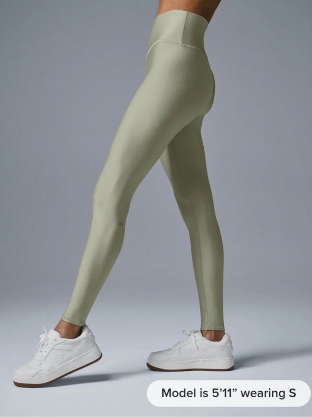 ALO yoga Sage Green Airlift Full Length Leggings